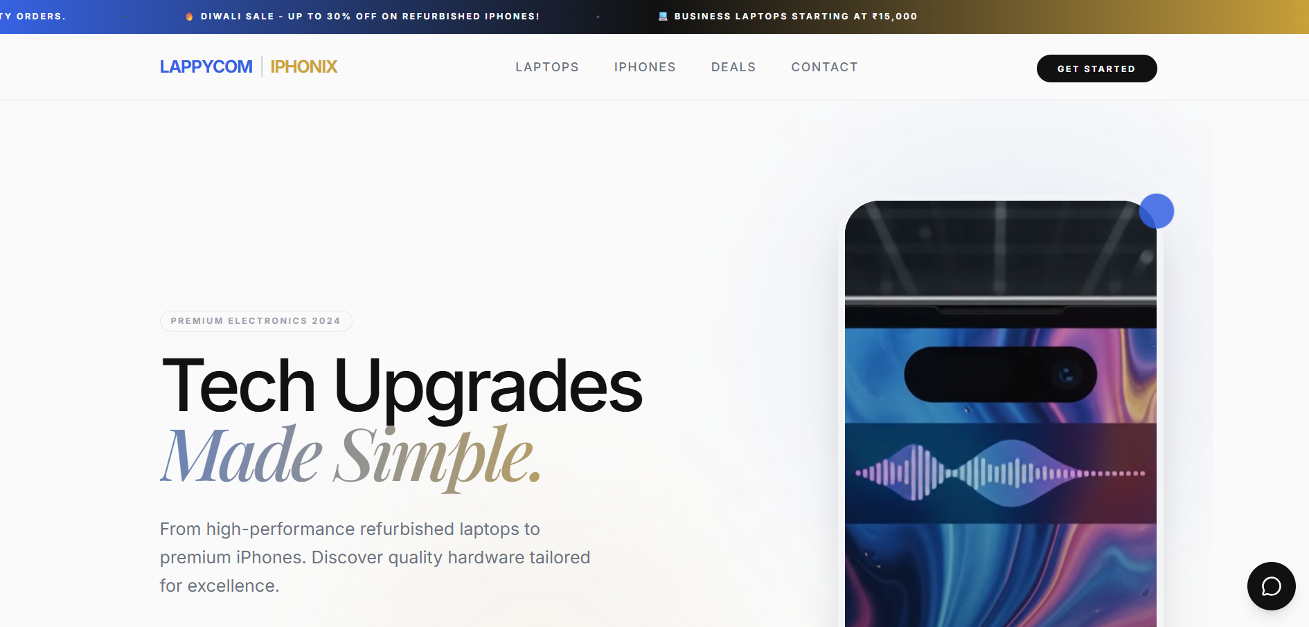 Phonix – Laptop, Computer & Apple Products E-Commerce Website